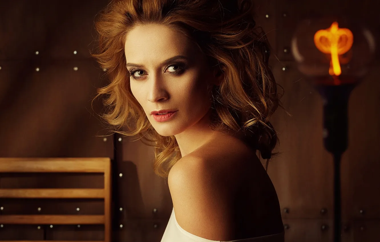 Photo wallpaper woman, beauty, face, Lady