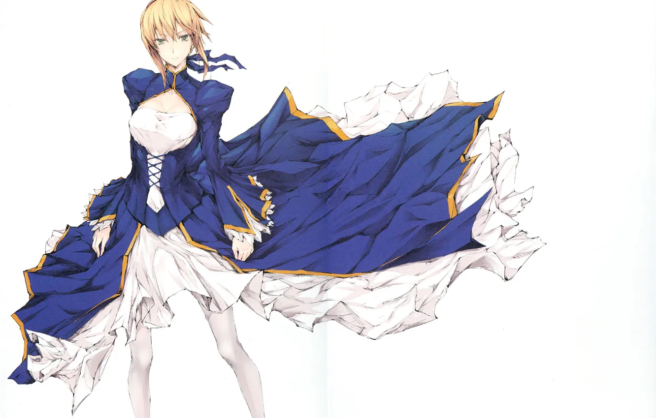 Photo wallpaper Fate/Stay Night, saber, Udon-ya, Kokone Aruchu