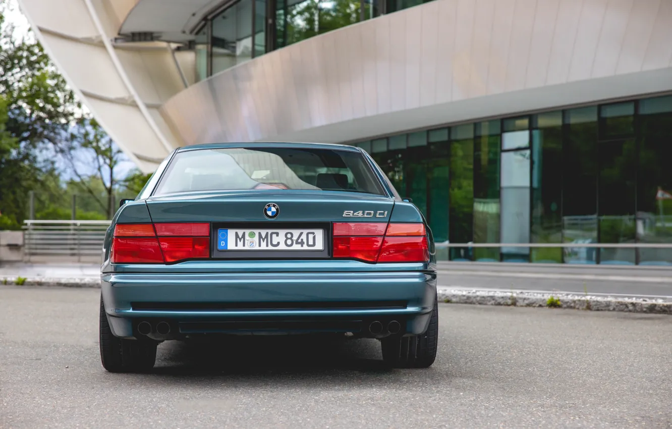 Photo wallpaper rear view, BMW, BMW 840 Ci M60 MT, E31, 8 Series