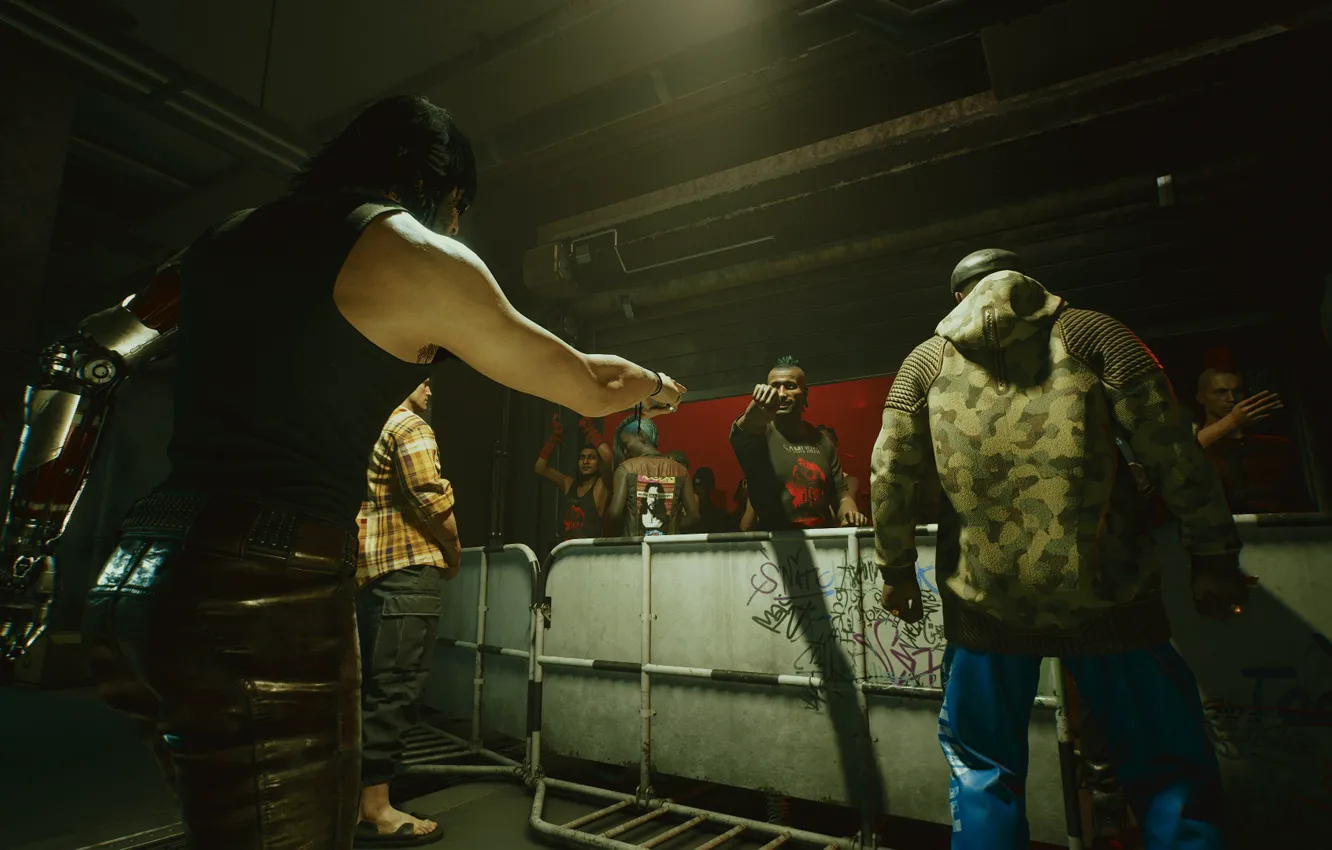 Photo wallpaper future, cyberpunk, rpg, Keanu Reeves, night city, CD Projekt RED, Cyberpunk 2077, Video Game