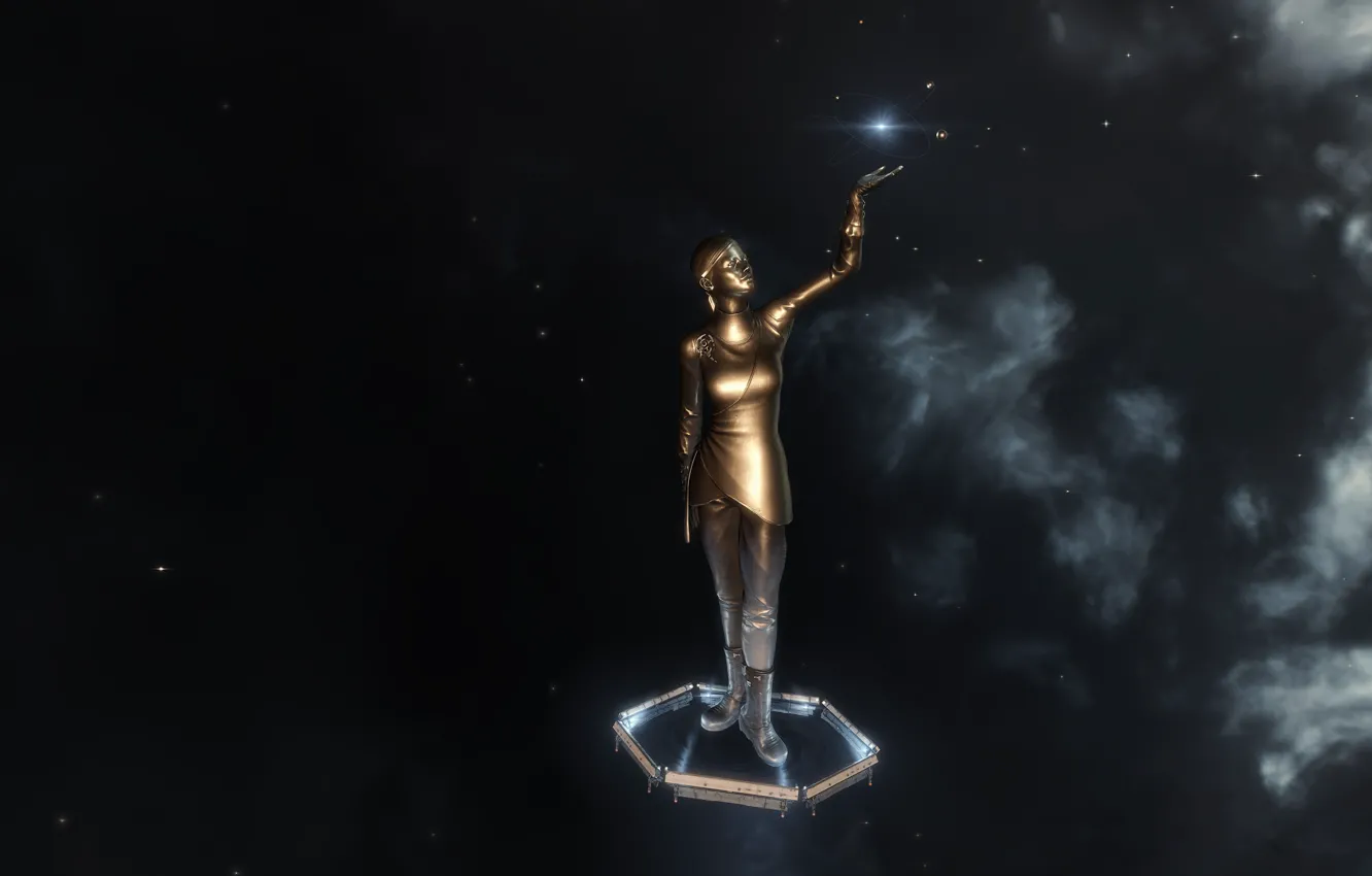 Photo wallpaper space, eve online, monument