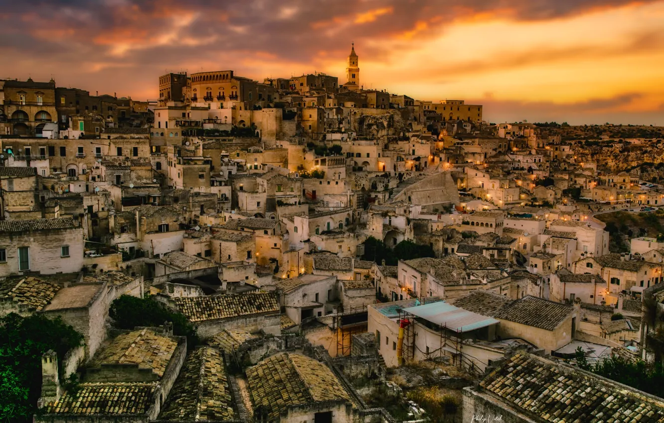 Photo wallpaper Matera, Basilicata, Southern Italy