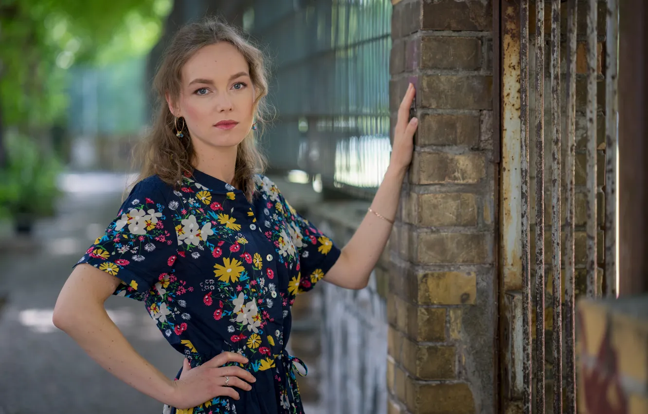 Photo wallpaper face, model, cutie, Veronica