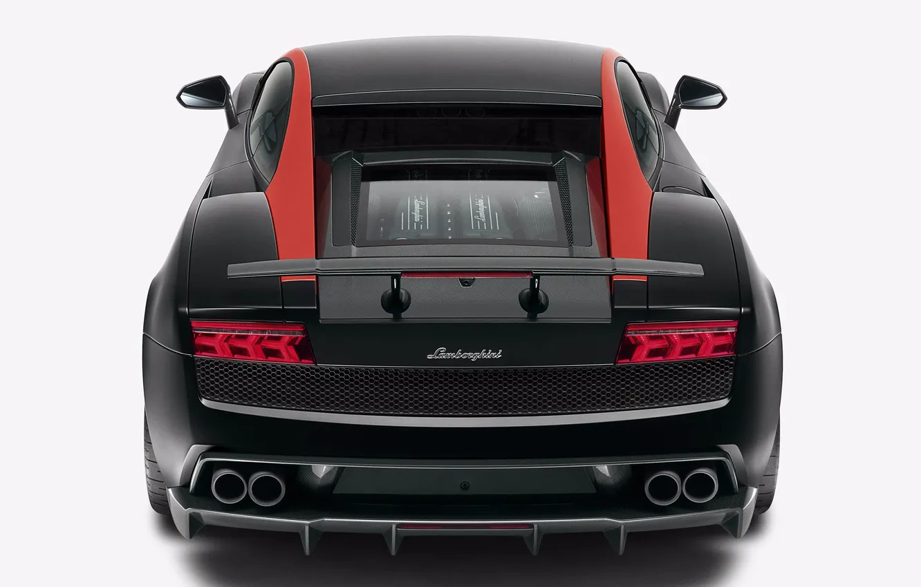 Photo wallpaper tuning, Lamborghini, Lambo, spoiler, rear view, Technical Issue, Gallardo LP560-4