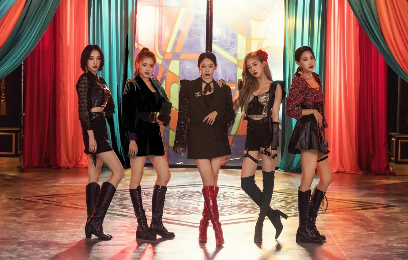 Photo wallpaper girl, asian, K-Pop, boots