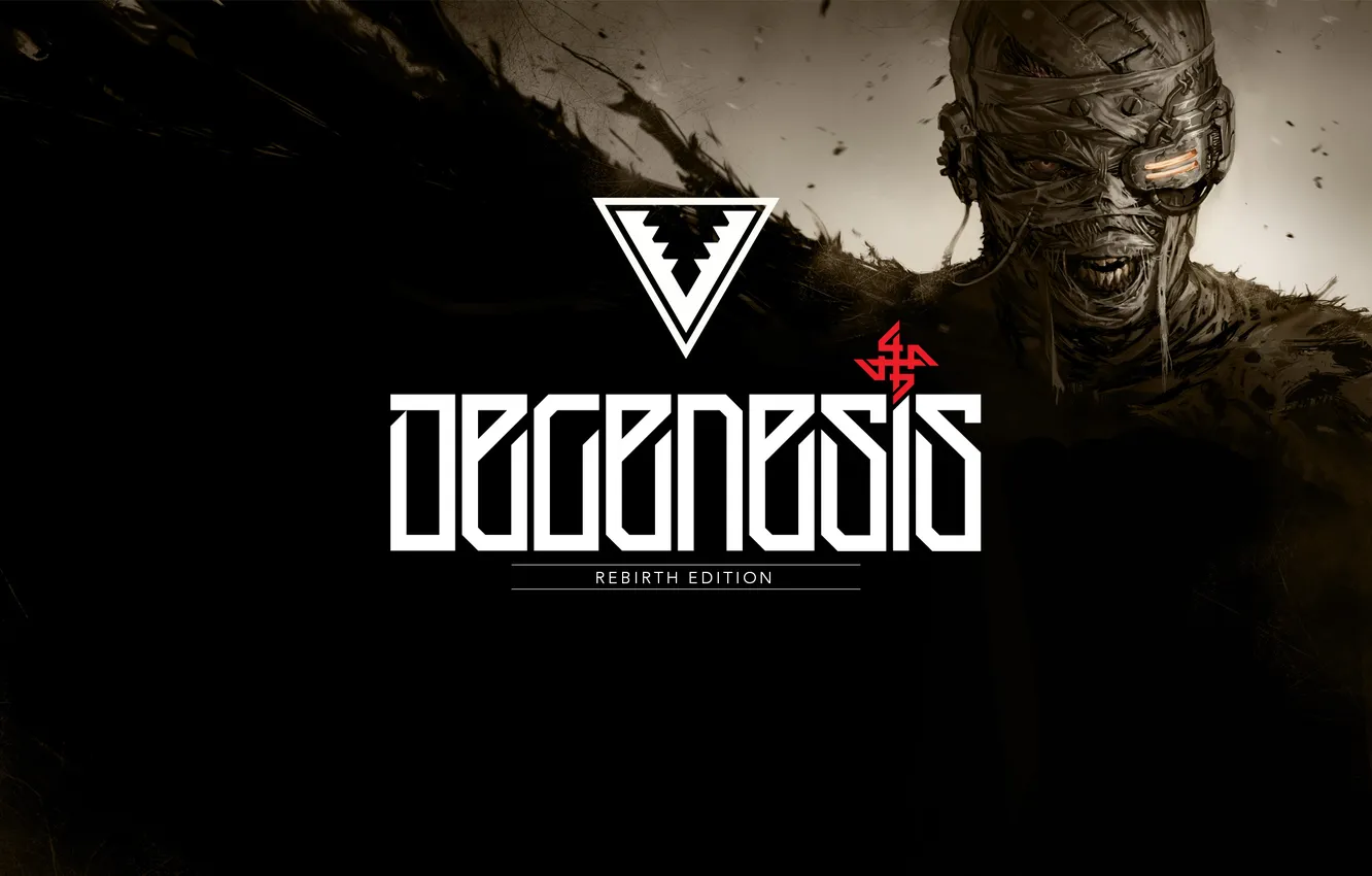 Photo wallpaper background, the inscription, undead, mummy, DEGENESIS