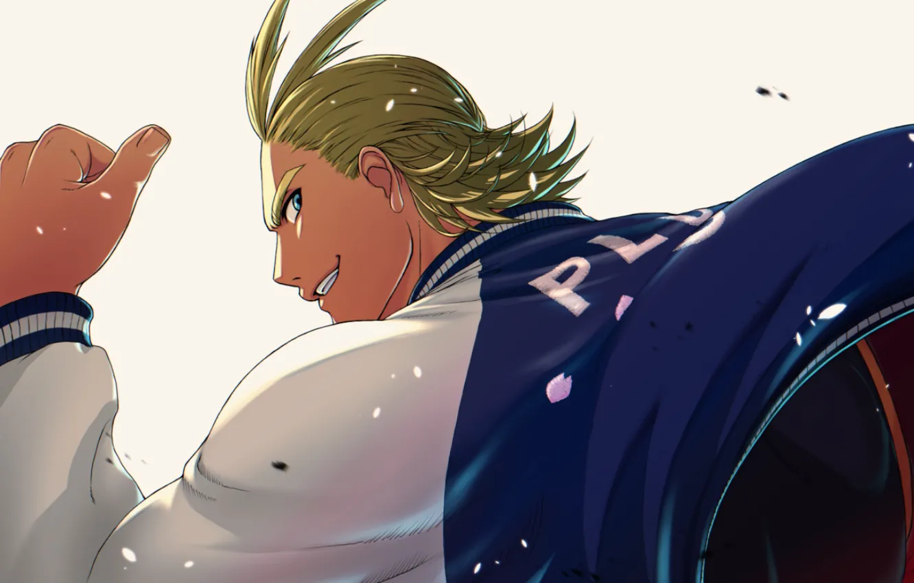 Photo wallpaper Almighty, Boku no Hero Academy, My hero Academy, Toshinori Yaga