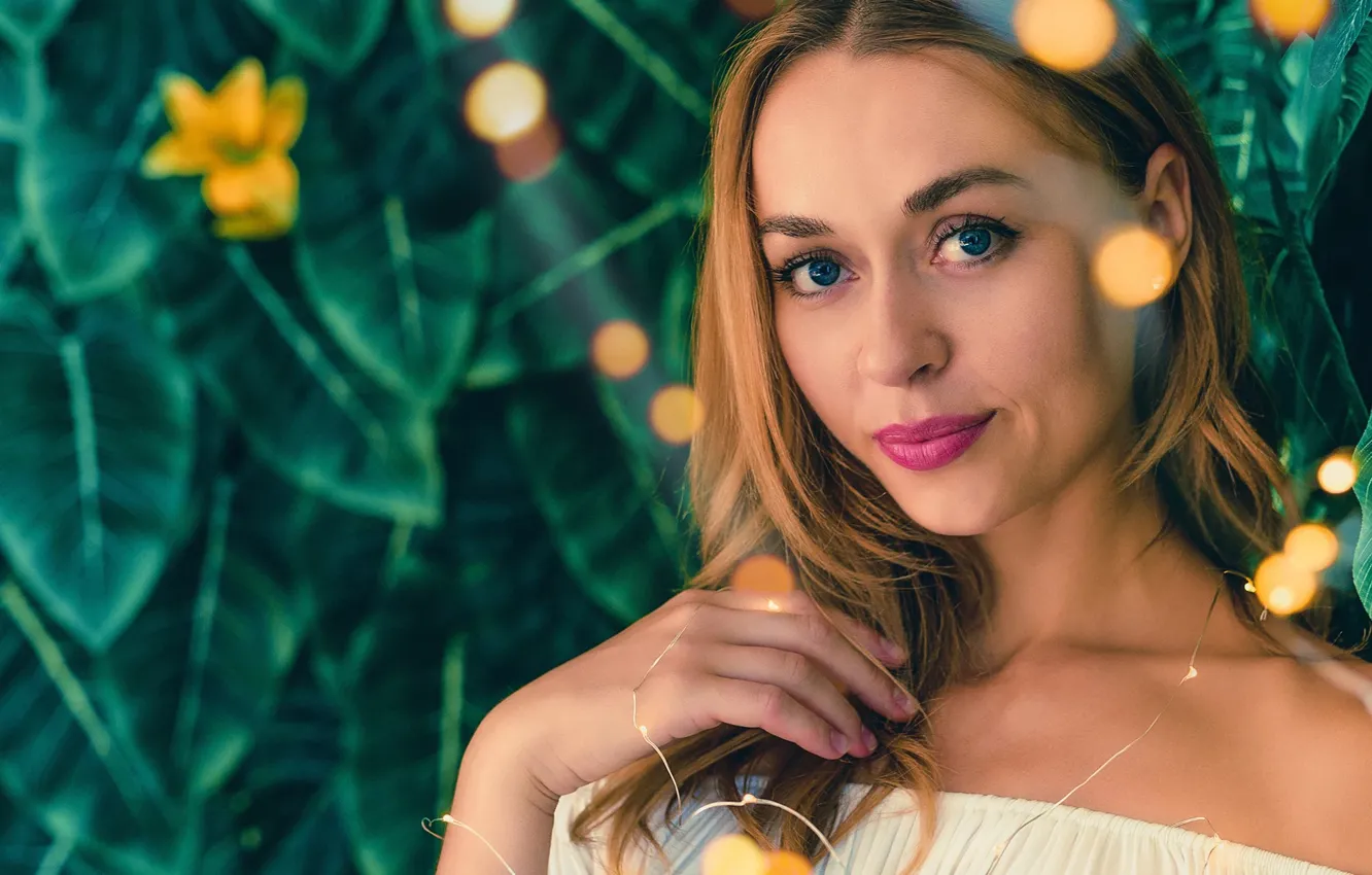 Photo wallpaper look, girl, model, Alina, LG Photography