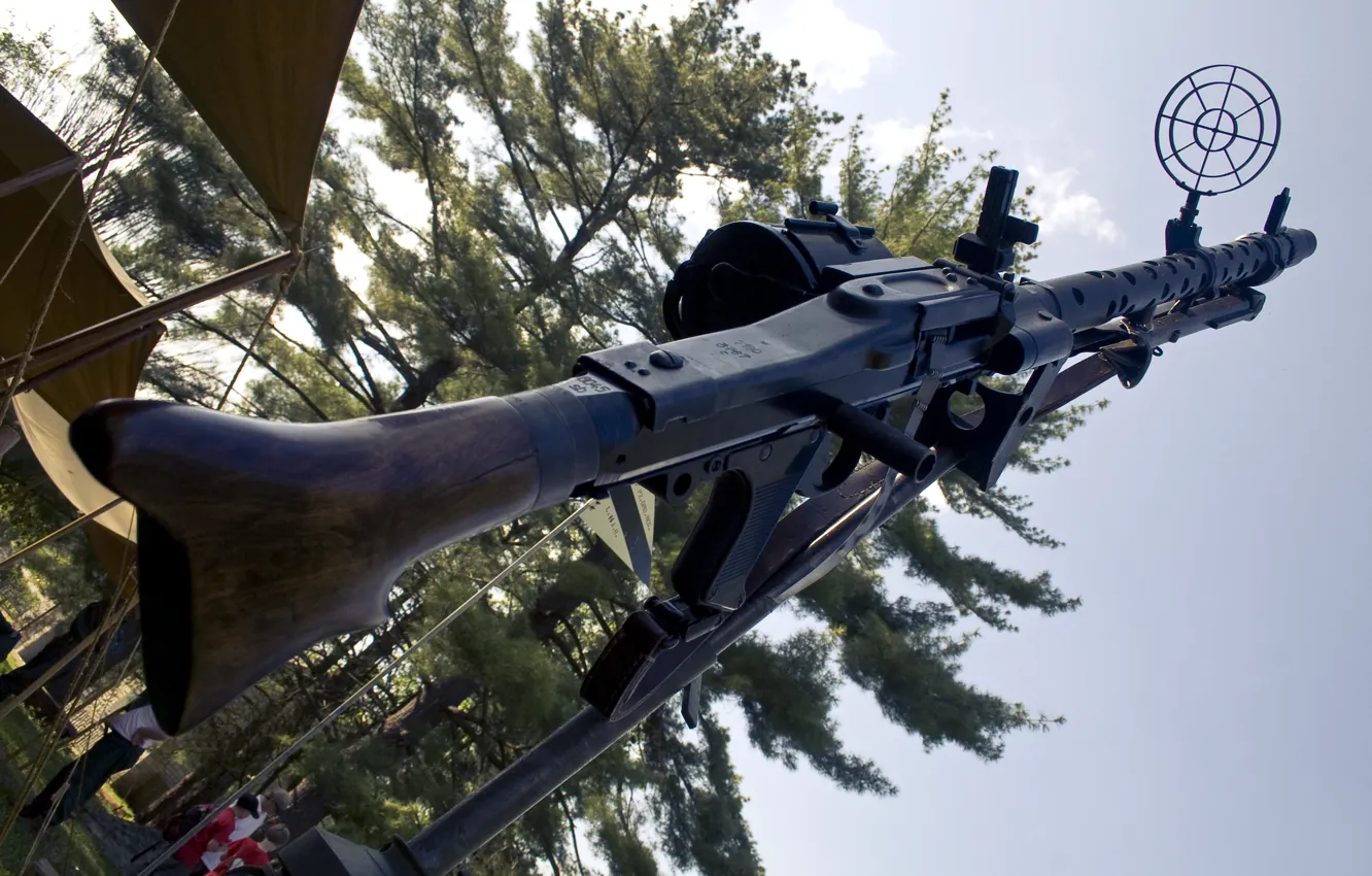 Photo wallpaper machine gun, German, single, MG-34