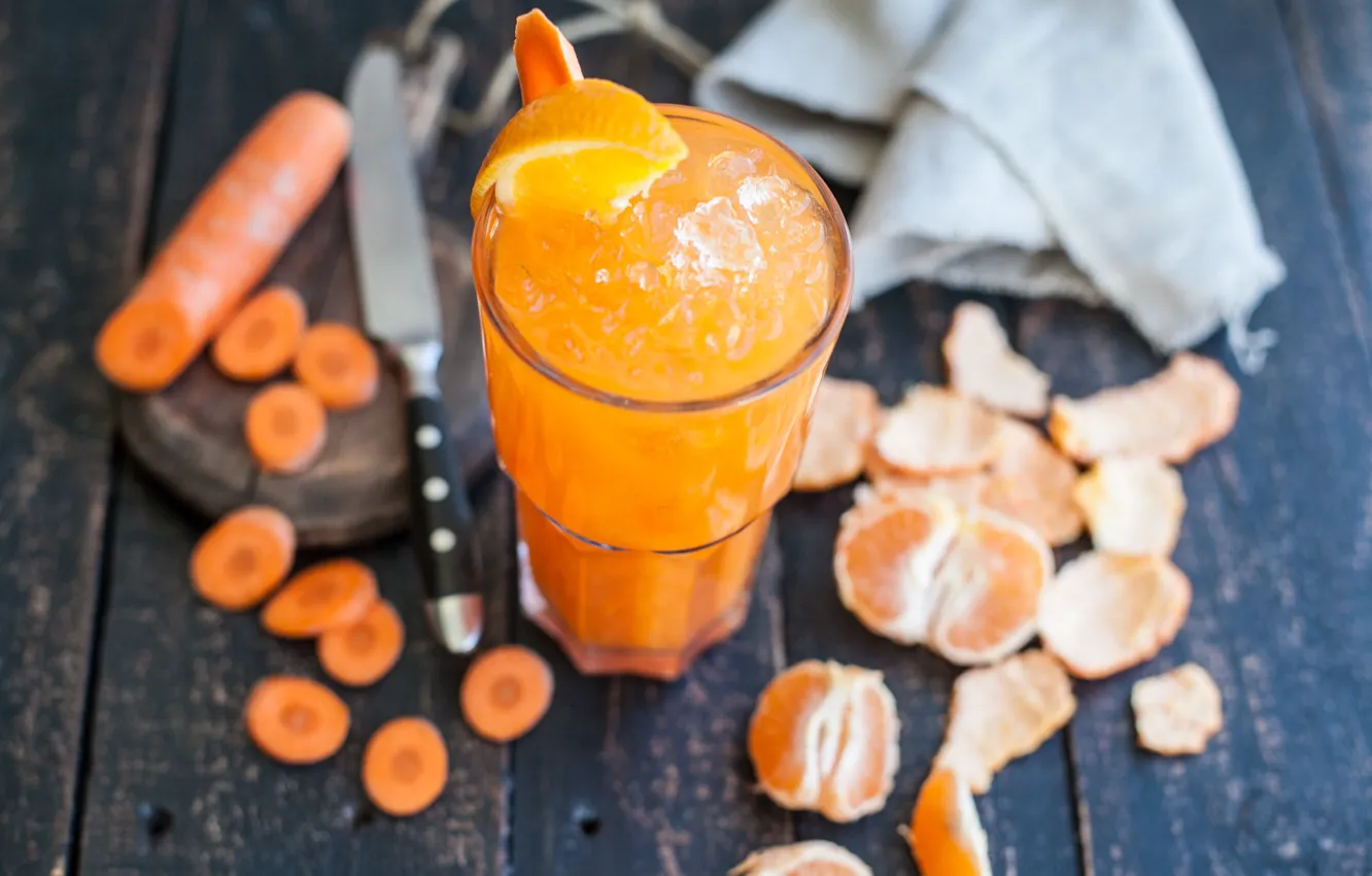 Photo wallpaper ice, cold, drink, fruit, delicious