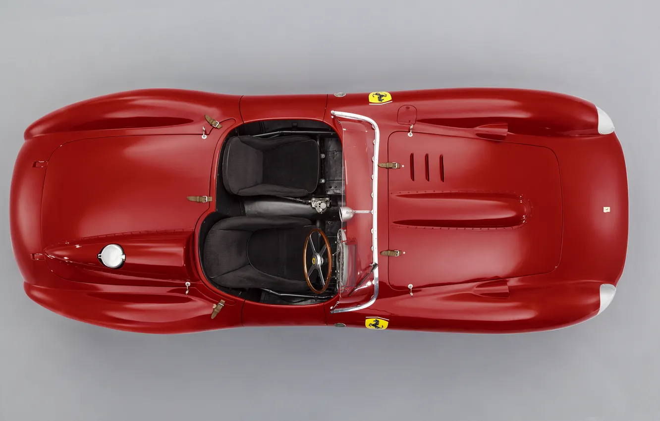 Photo wallpaper Ferrari, Classic, 1957, Sports car, classic car, Ferrari 335 S Spyder