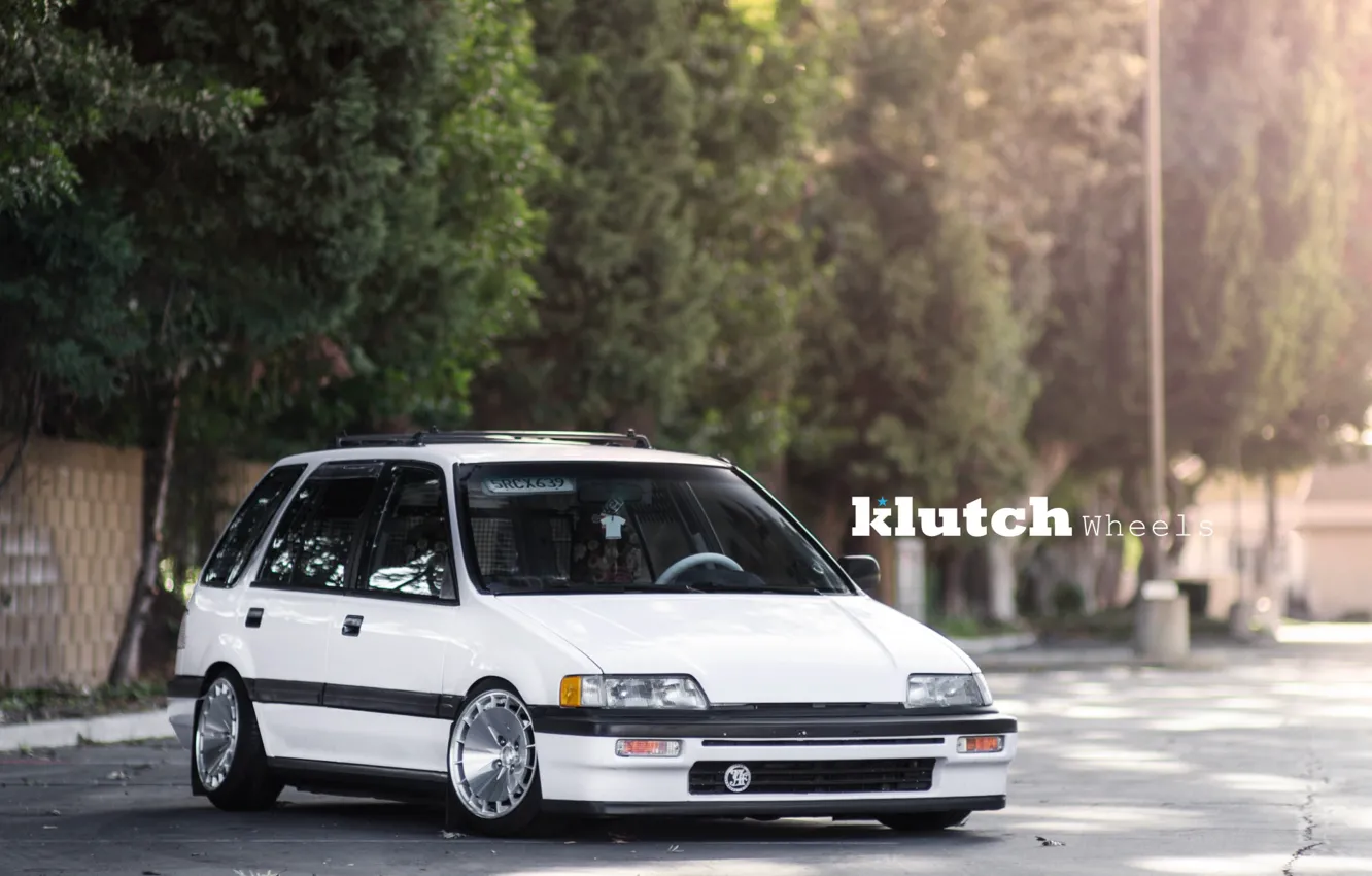 Wallpaper Honda, White, Tuning, Civic, Stance, Vehicle, Honda Civic ...