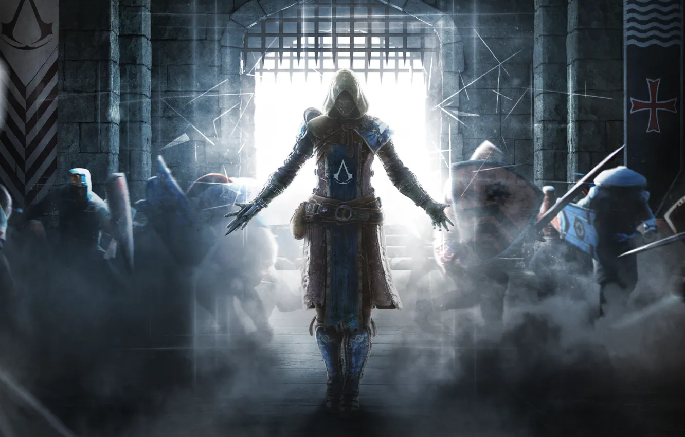 Photo wallpaper Templar, killer, Assassin's Creed, assassin, the creed of the assassins, Hidden Blade