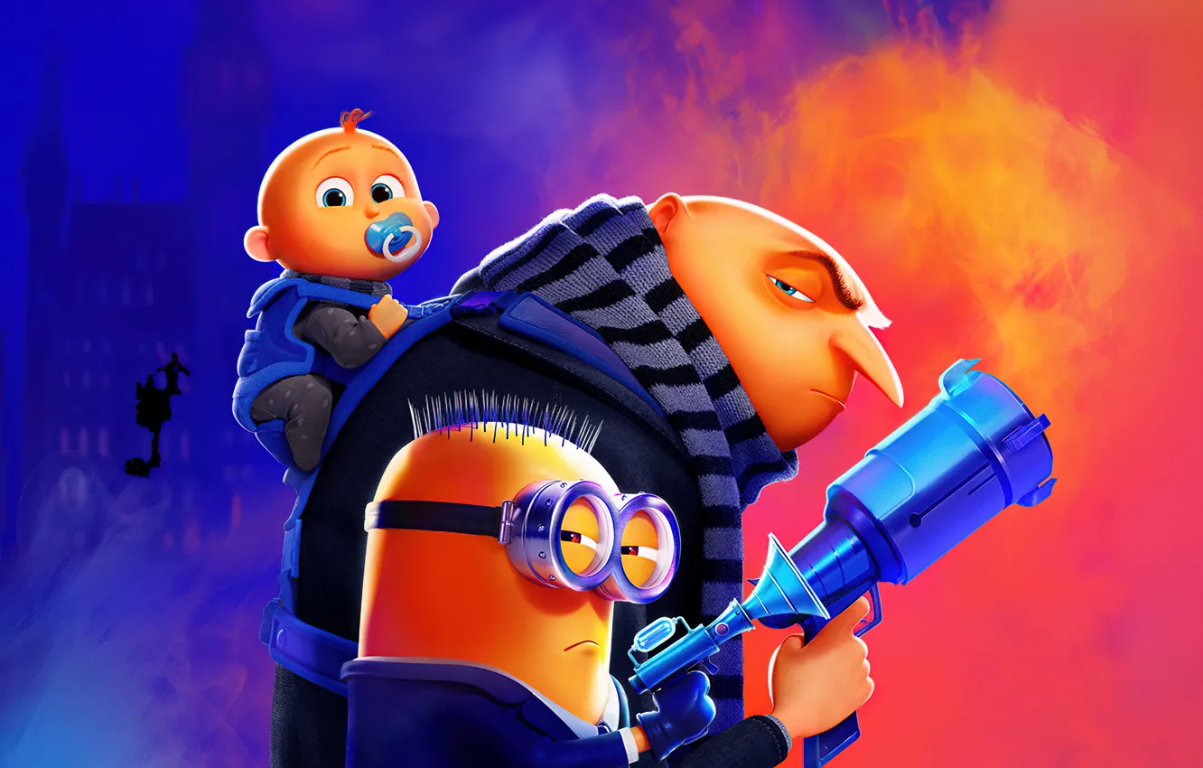 Photo wallpaper cartoon, cartoon character, Despicable Me