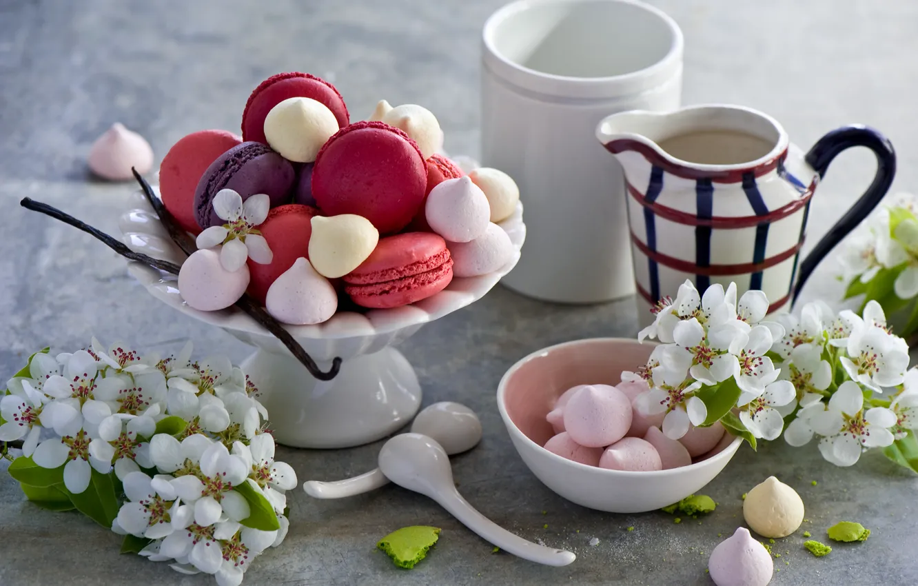 Photo wallpaper cookies, still life, pasta