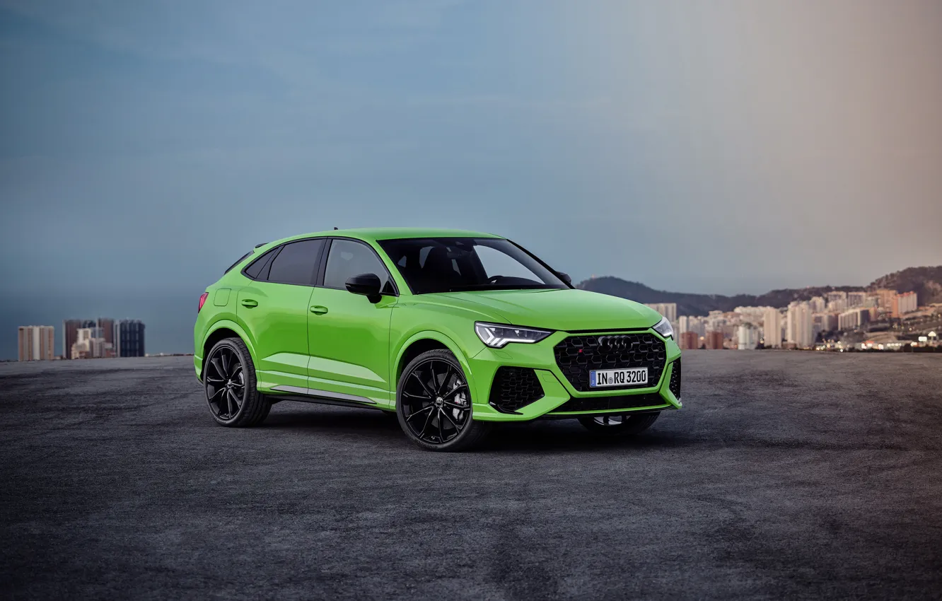 Photo wallpaper Audi, the evening, crossover, Sportback, 2020, RS Q3