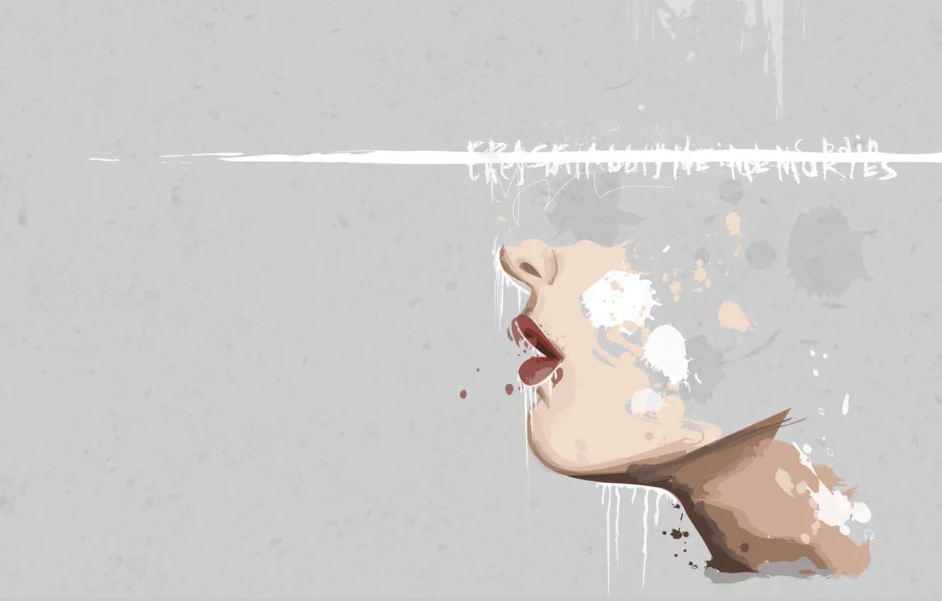 Photo wallpaper face, figure, art