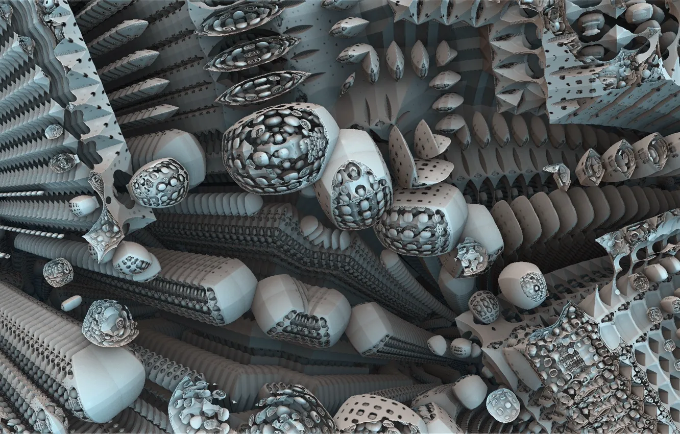 Photo wallpaper abstraction, background, form, Fractal