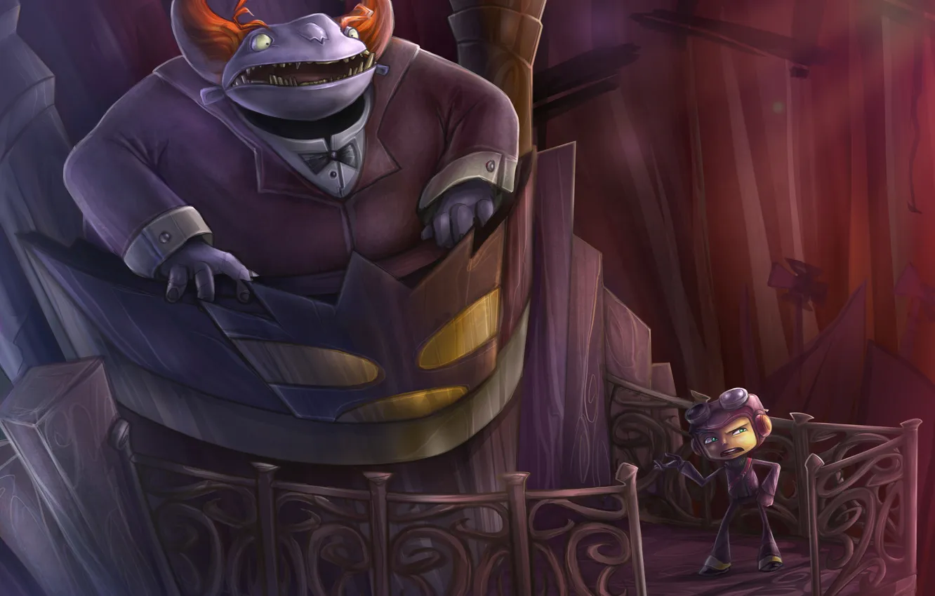Photo wallpaper Psychonauts, Raz, Jasper Rolls, Razputin Aquato