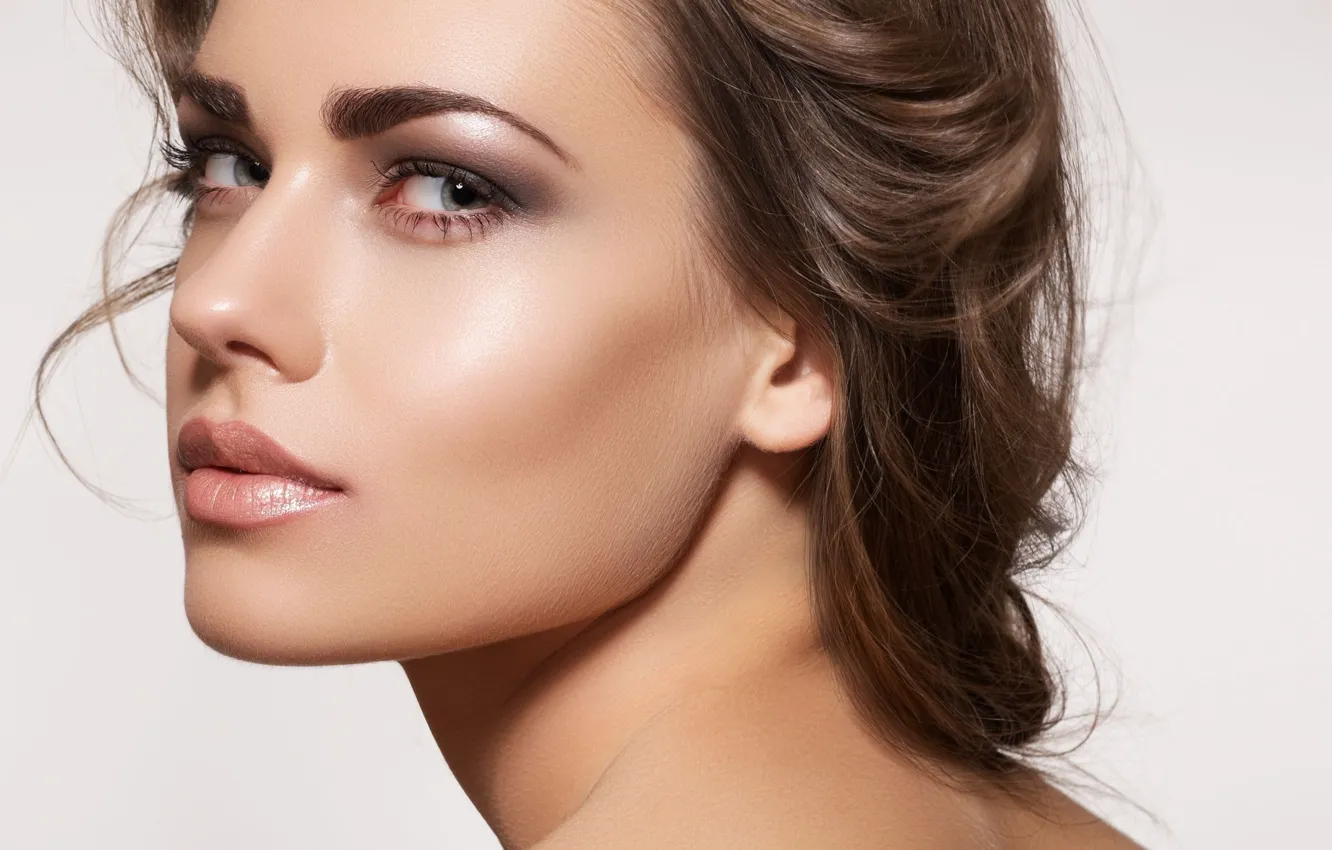 Photo wallpaper girl, women, face