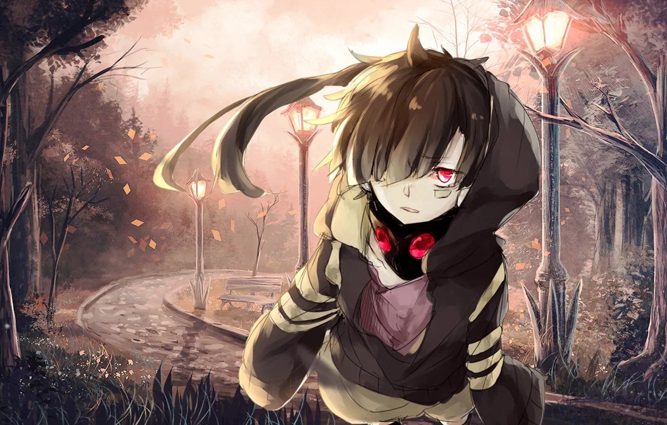 Photo wallpaper look, anime, Kagerou Project, Project a Sultry mist