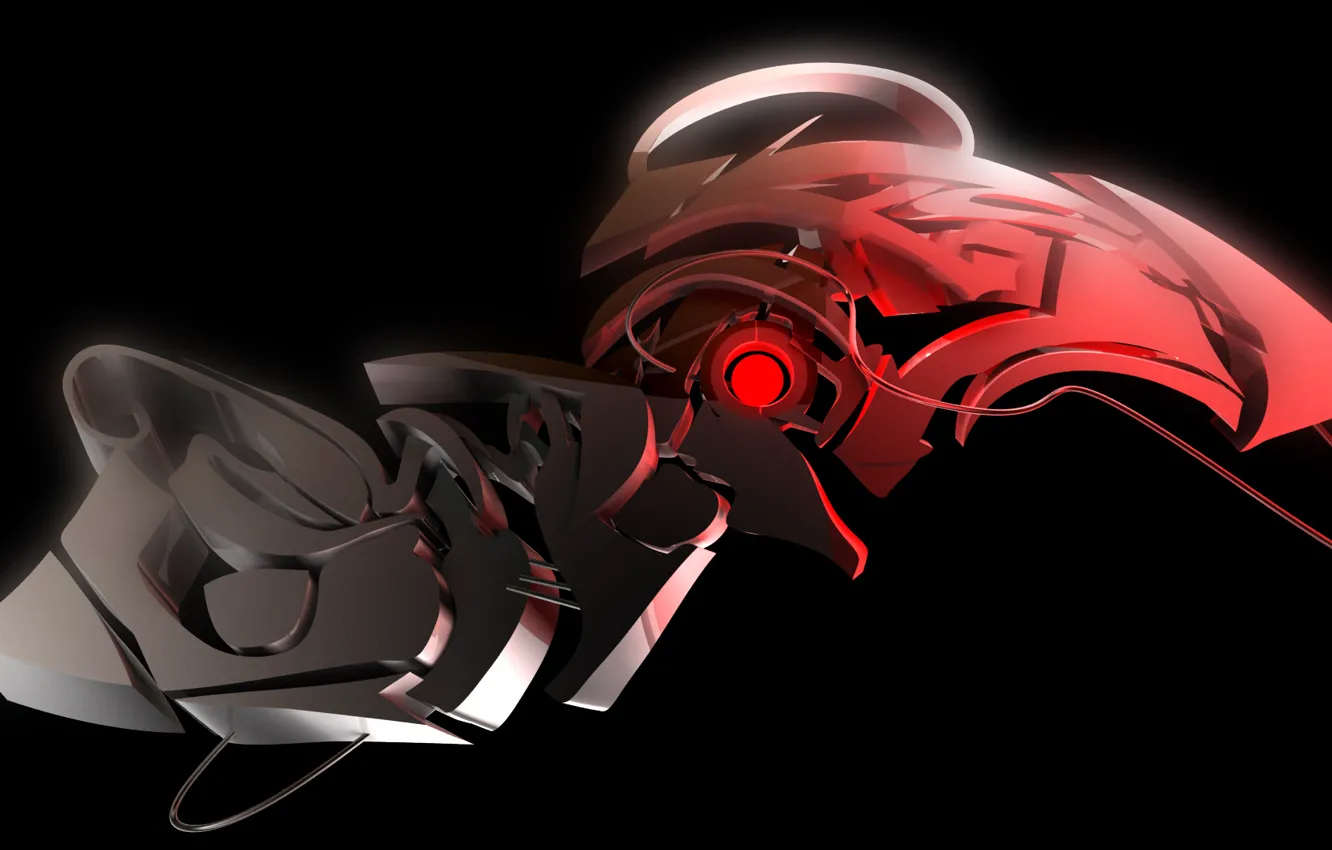 Photo wallpaper red, graffiti, Symptoms