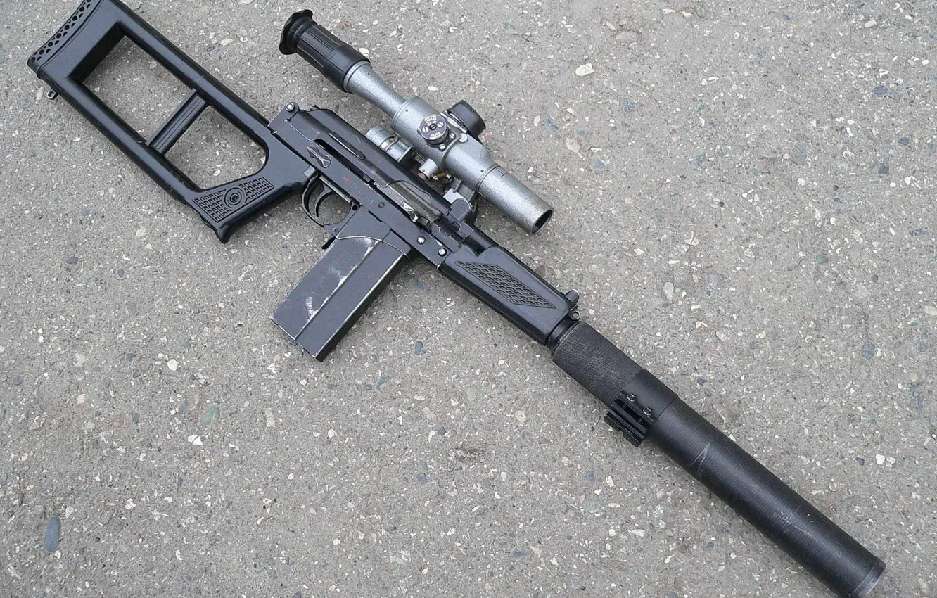 Photo wallpaper VSK-94, Russian sniper rifle, Military Sniper Complex
