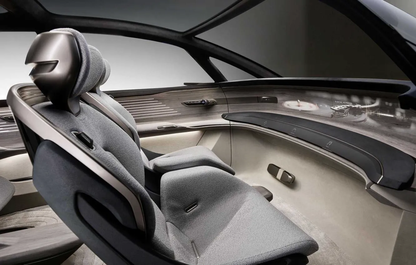 Photo wallpaper Audi, The Interior Of The Car, Urbansphere