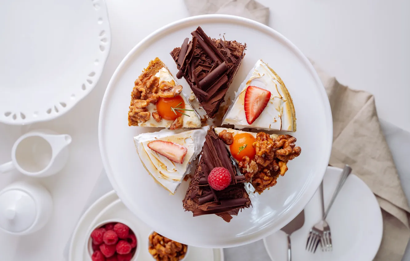 Photo wallpaper Wallpaper, food, food, wallpaper, cake, picture, dessert, sweet