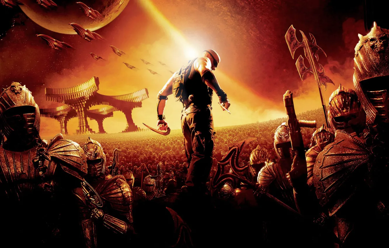 Photo wallpaper The Chronicles Of Riddick, VIN Diesel, Riddick's Chronicles