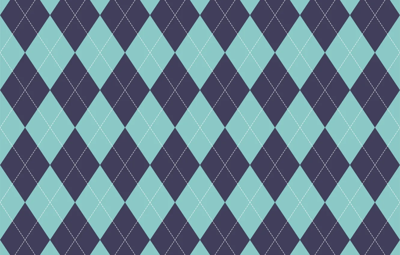Photo wallpaper blue, background, pattern, geometry, diamonds