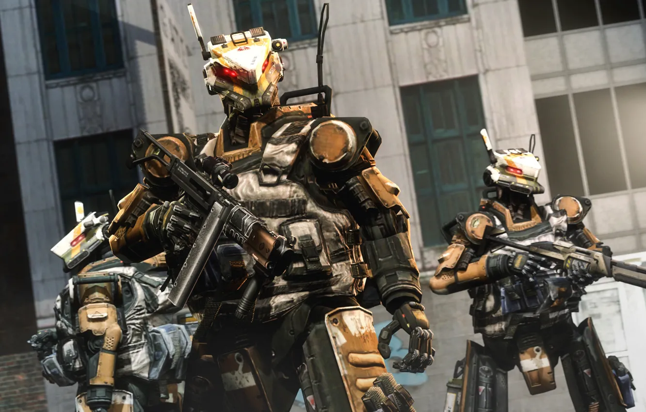 Photo wallpaper robot, bot, Minion, Titanfall, SPECTRE