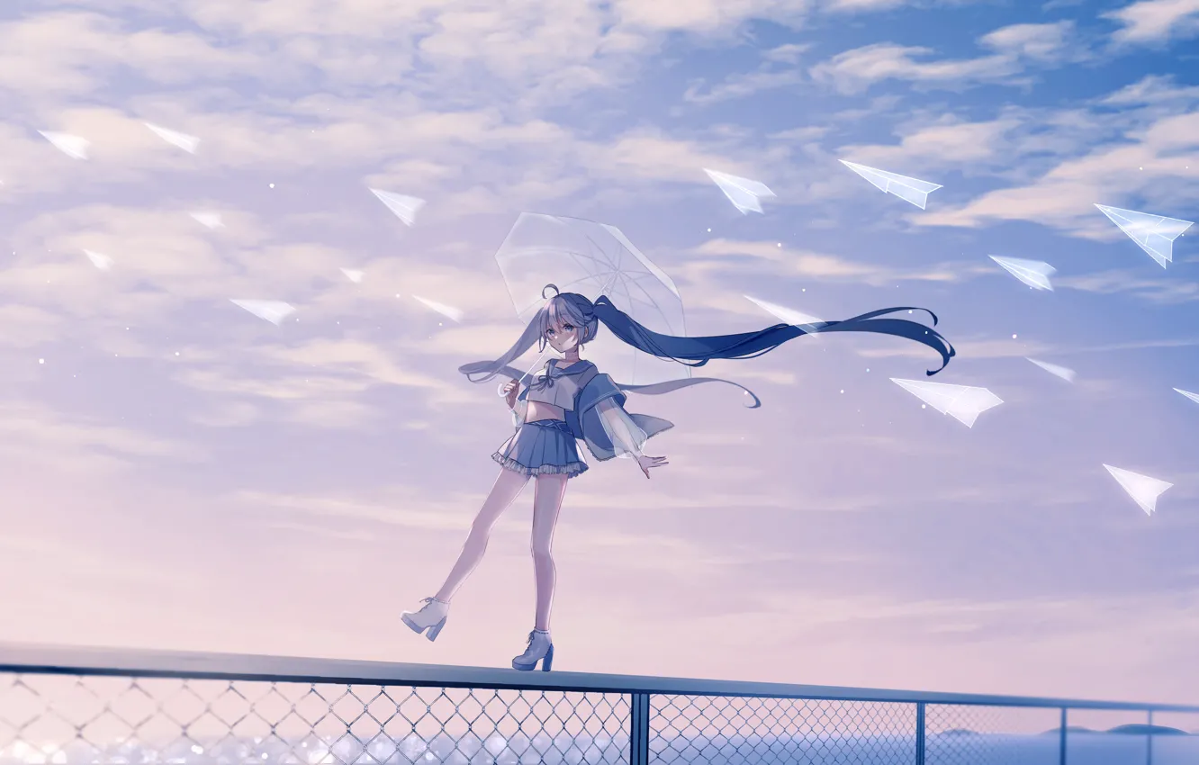 Photo wallpaper girl, hatsune miku, anime, Hatsune Miku, Virtual concert, Virtual Concert, Japanese virtual singer