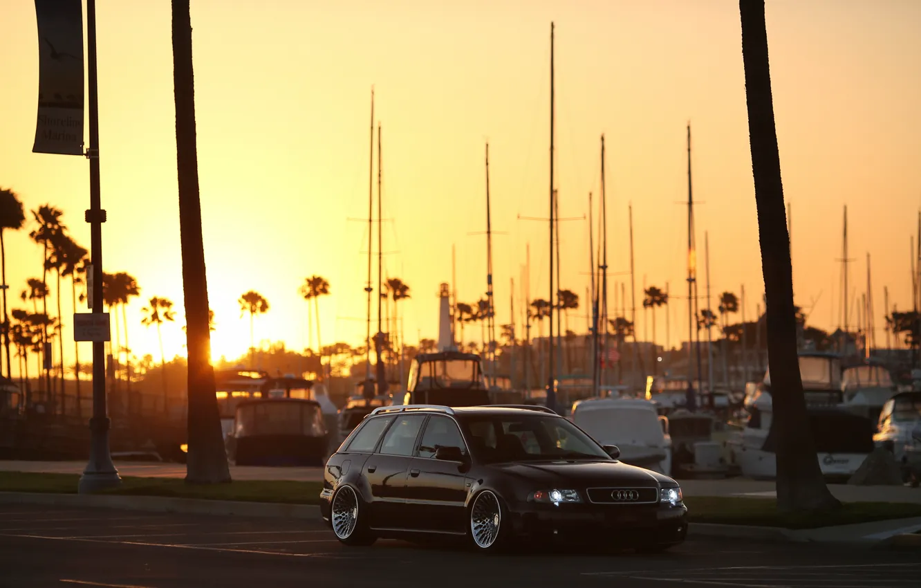 Photo wallpaper Audi, RS4, Wagon, Before