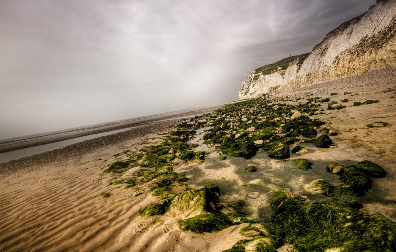 Photo wallpaper sea, landscape, nature, shore