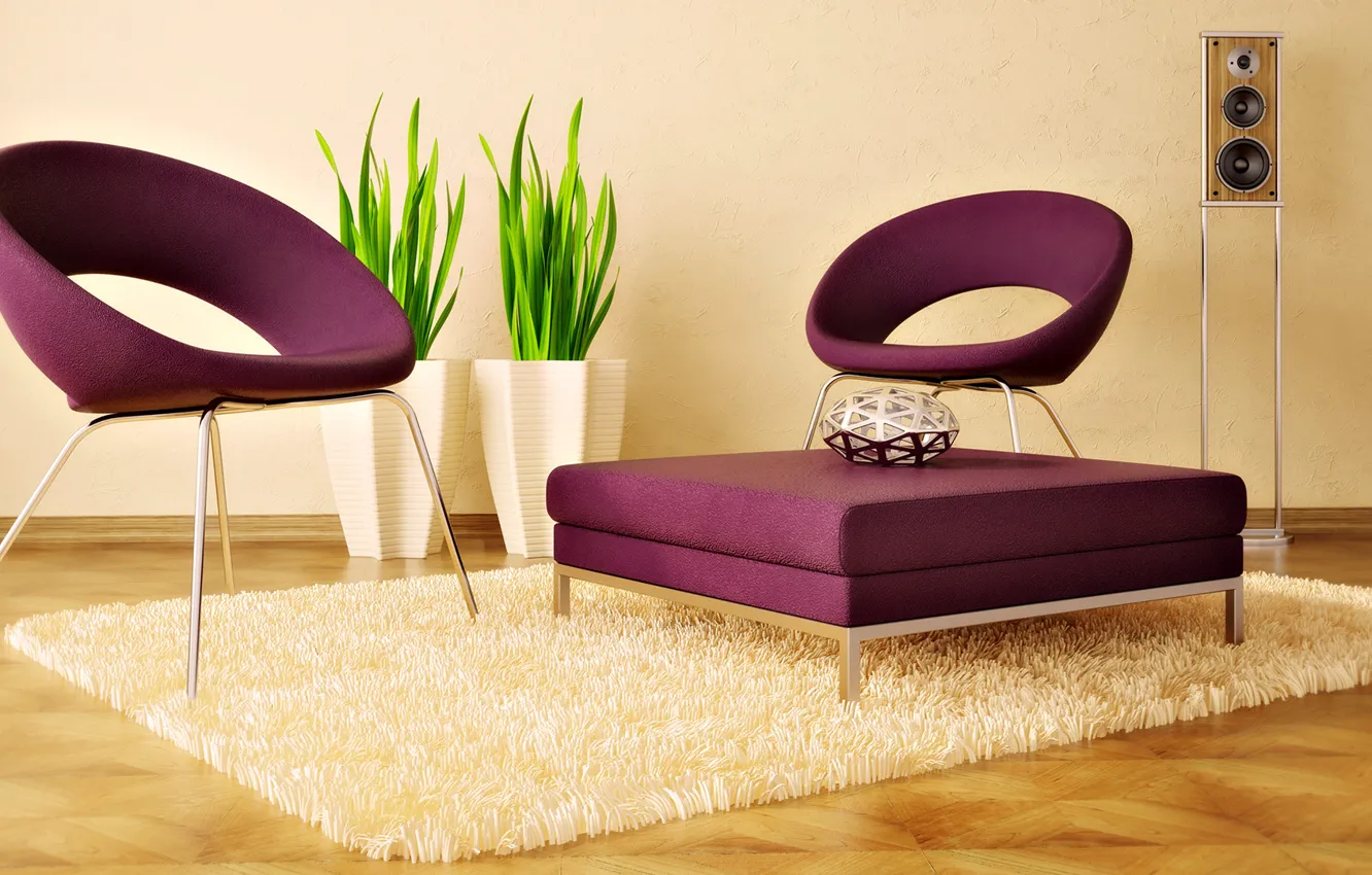 Photo wallpaper style, interior, convenience