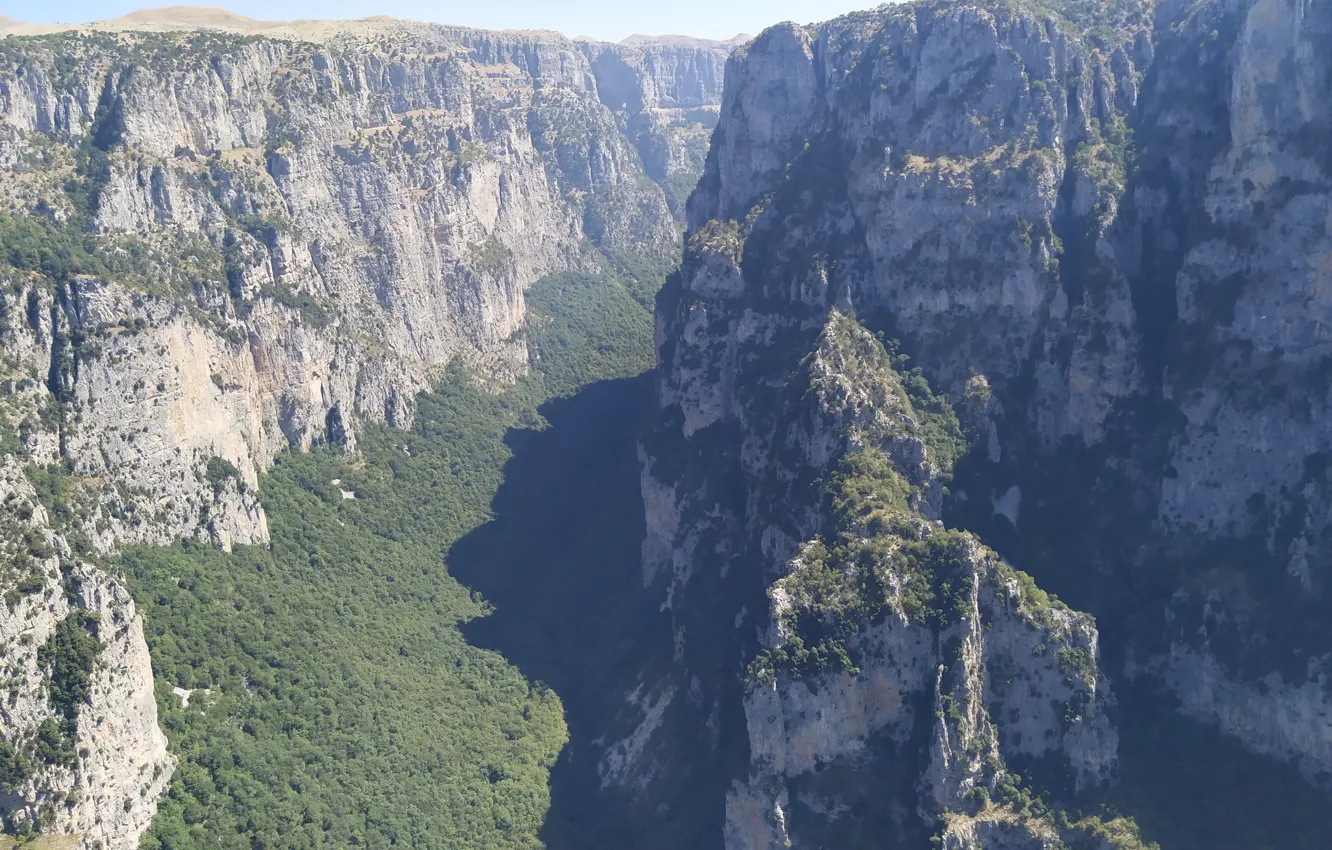 Photo wallpaper nature, canyon, mount