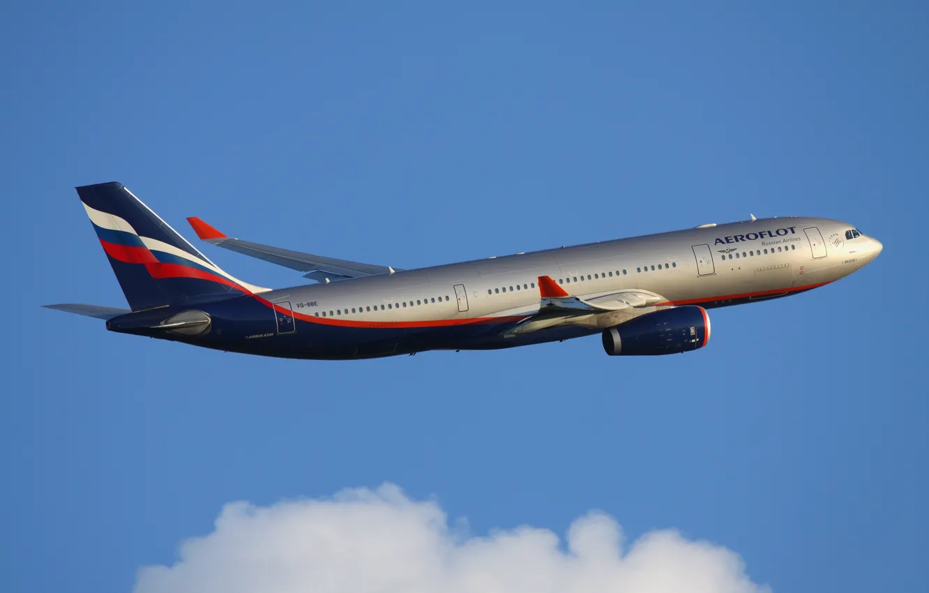 Photo wallpaper aviation, Wallpaper, Aeroflot, Airbus, A330