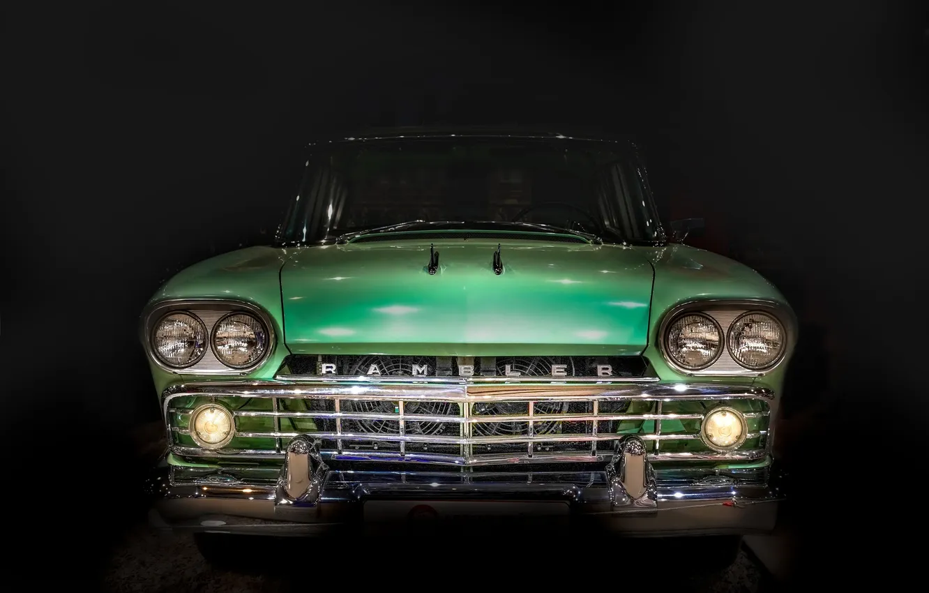 Photo wallpaper car, vintage, 1959, Rambler