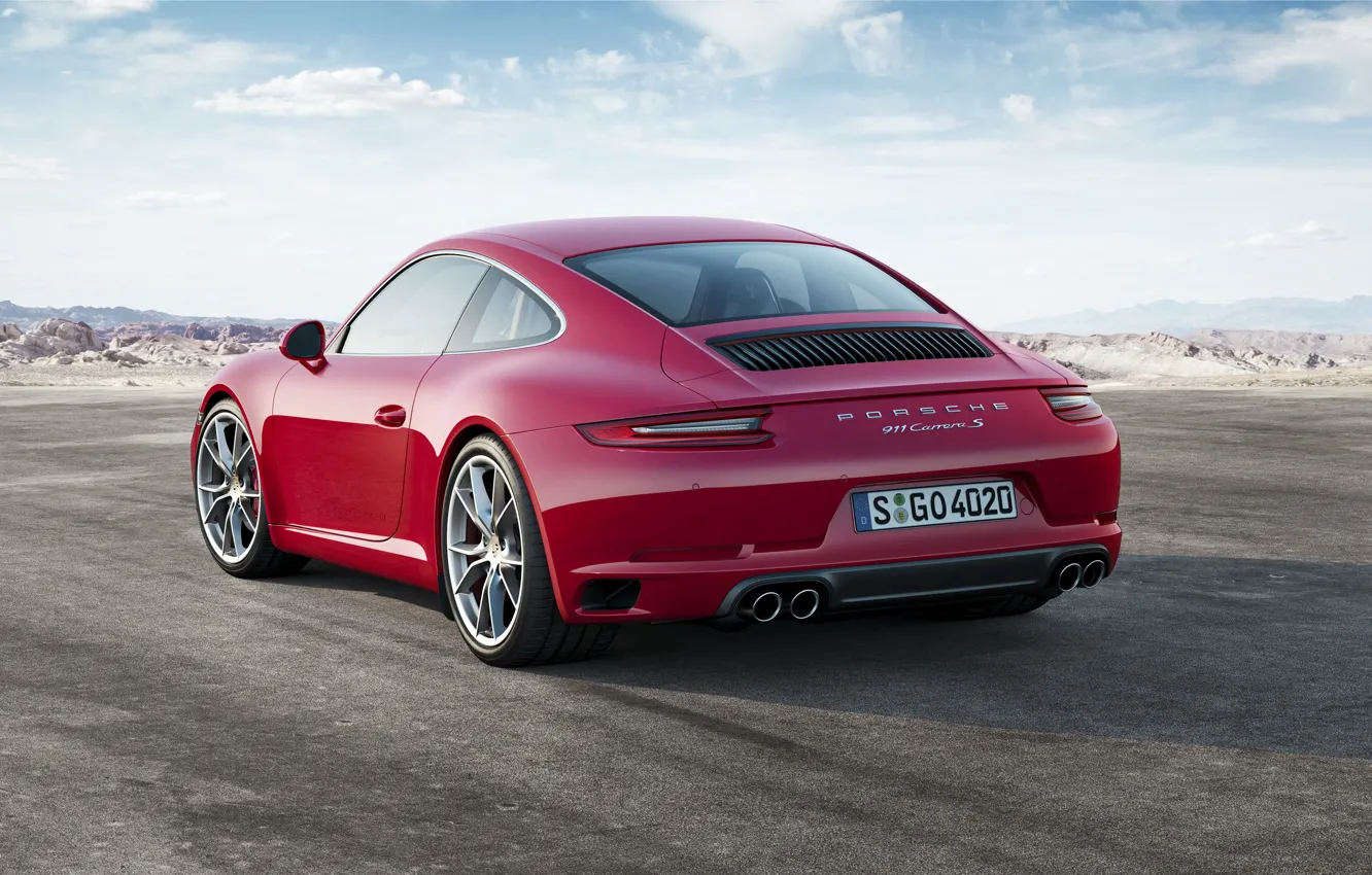 Photo wallpaper coupe, 911, Porsche, Porsche, Coupe, Carrera, Carrera S, 2015