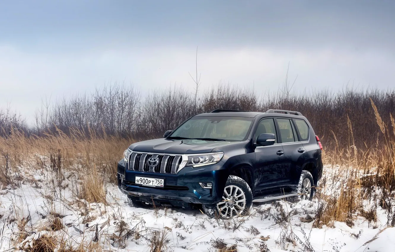 Photo wallpaper Toyota, Prado, testdrive, 2019