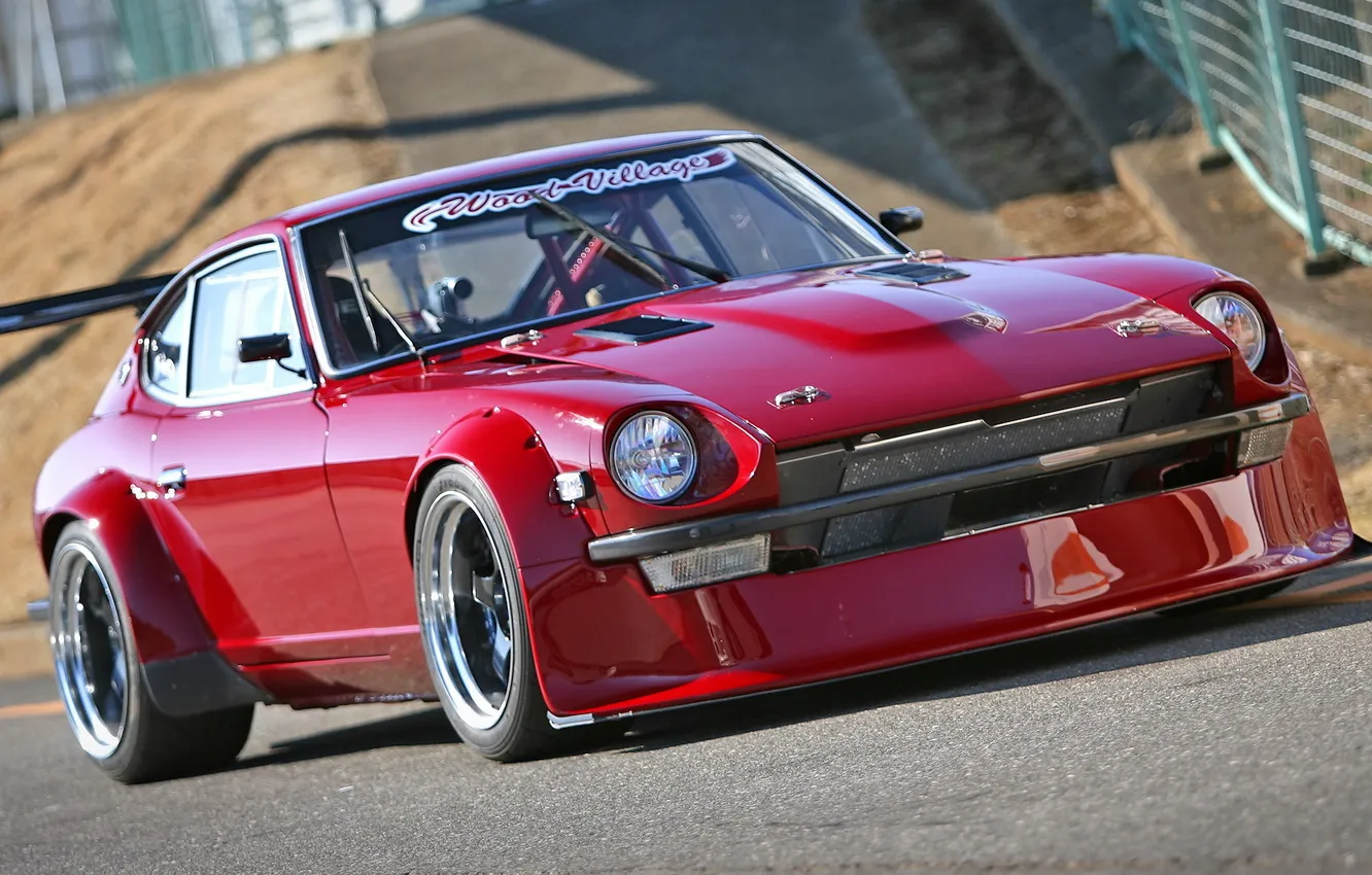 Photo wallpaper race, sport, tuning, race, Datsun, datsun 280z