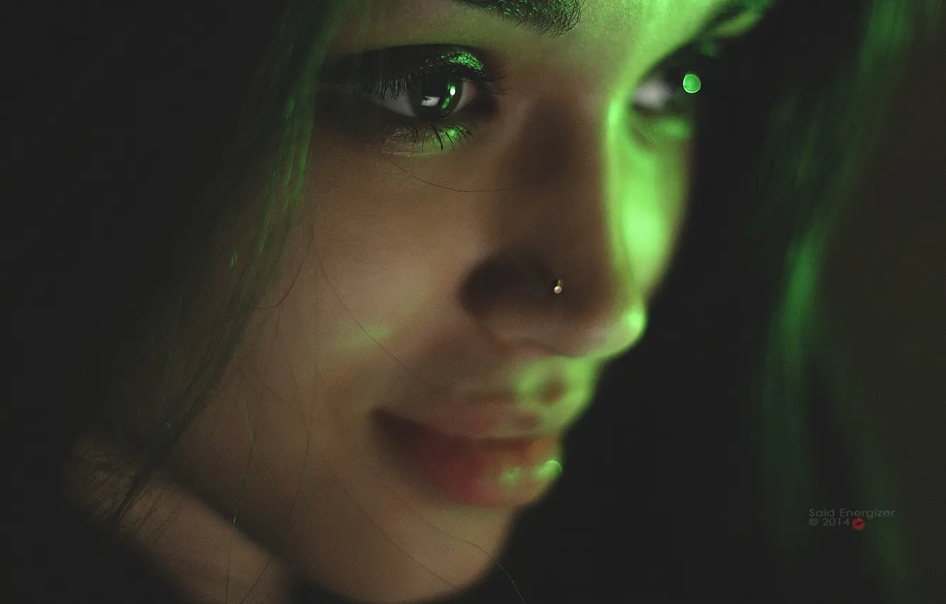 Photo wallpaper girl, face, piercing, photographer, girl, photography, photographer, Said Energizer