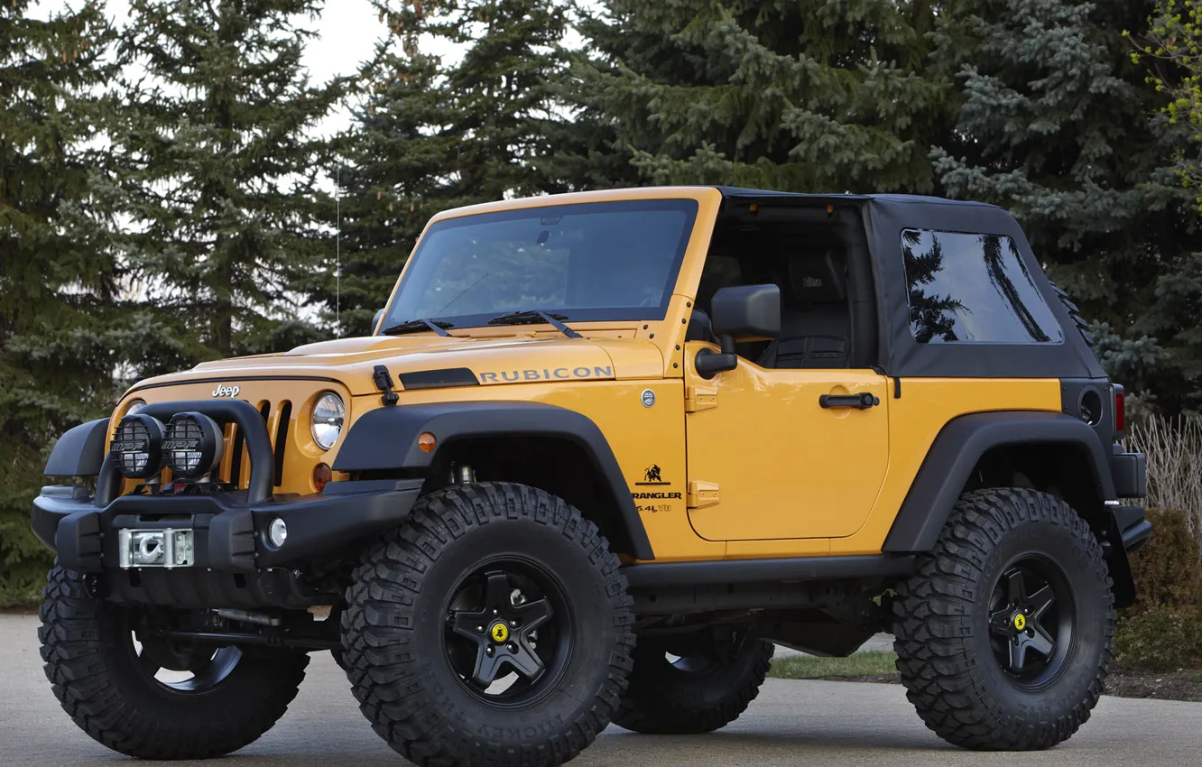Photo wallpaper Wrangler, Jeep, Rubicon