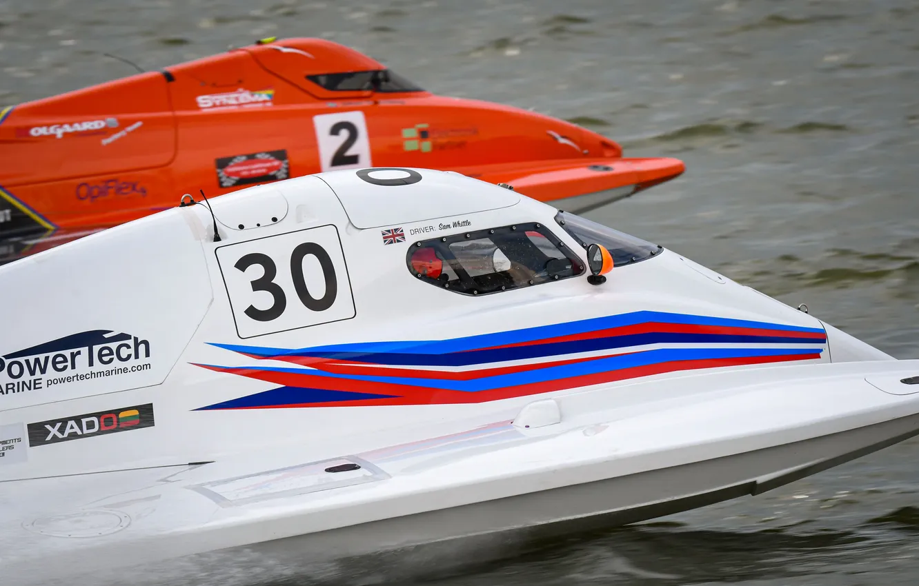 Photo wallpaper speed, boats, races