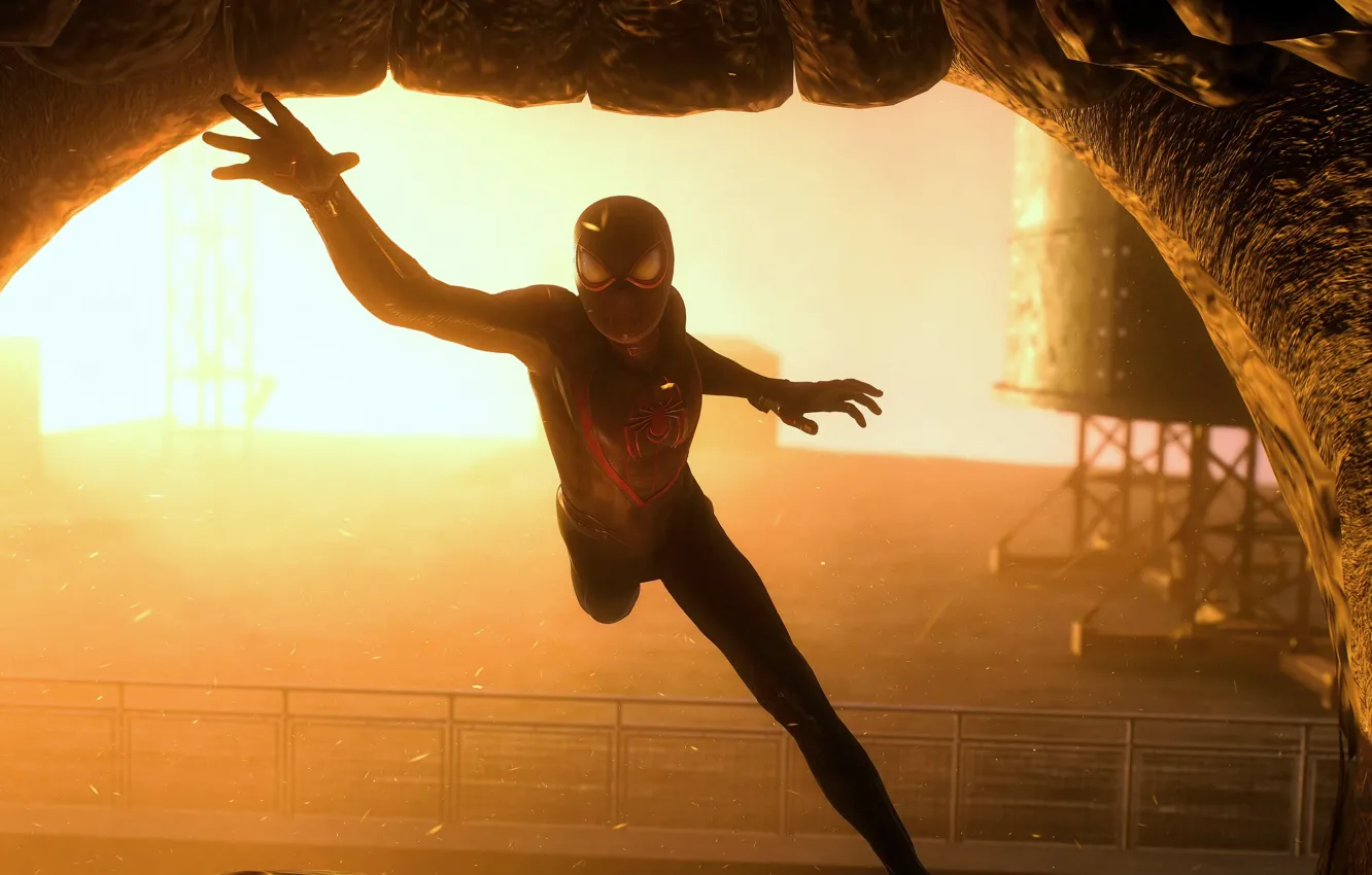 Photo wallpaper gamer, Spiderman, Miles, Miles Morales, Insomniac, Gameplay, spiderman2, symbiotix_gamer