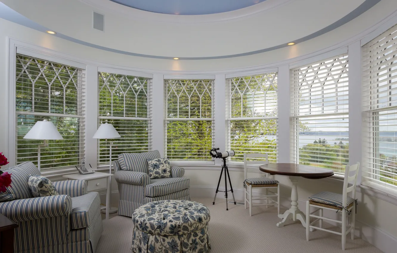 Photo wallpaper furniture, Windows, veranda