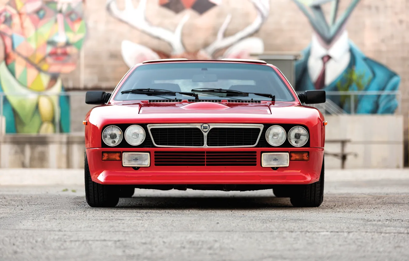 Photo wallpaper front, Lancia, Rally, 1984, Lancia Rall Stradale 037 Stradale