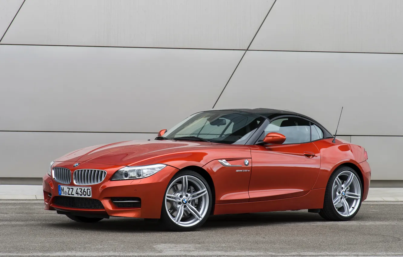 Photo wallpaper BMW, Roadster, 2013, E89, BMW Z4, Z4, sDrive35is, hard folding roof