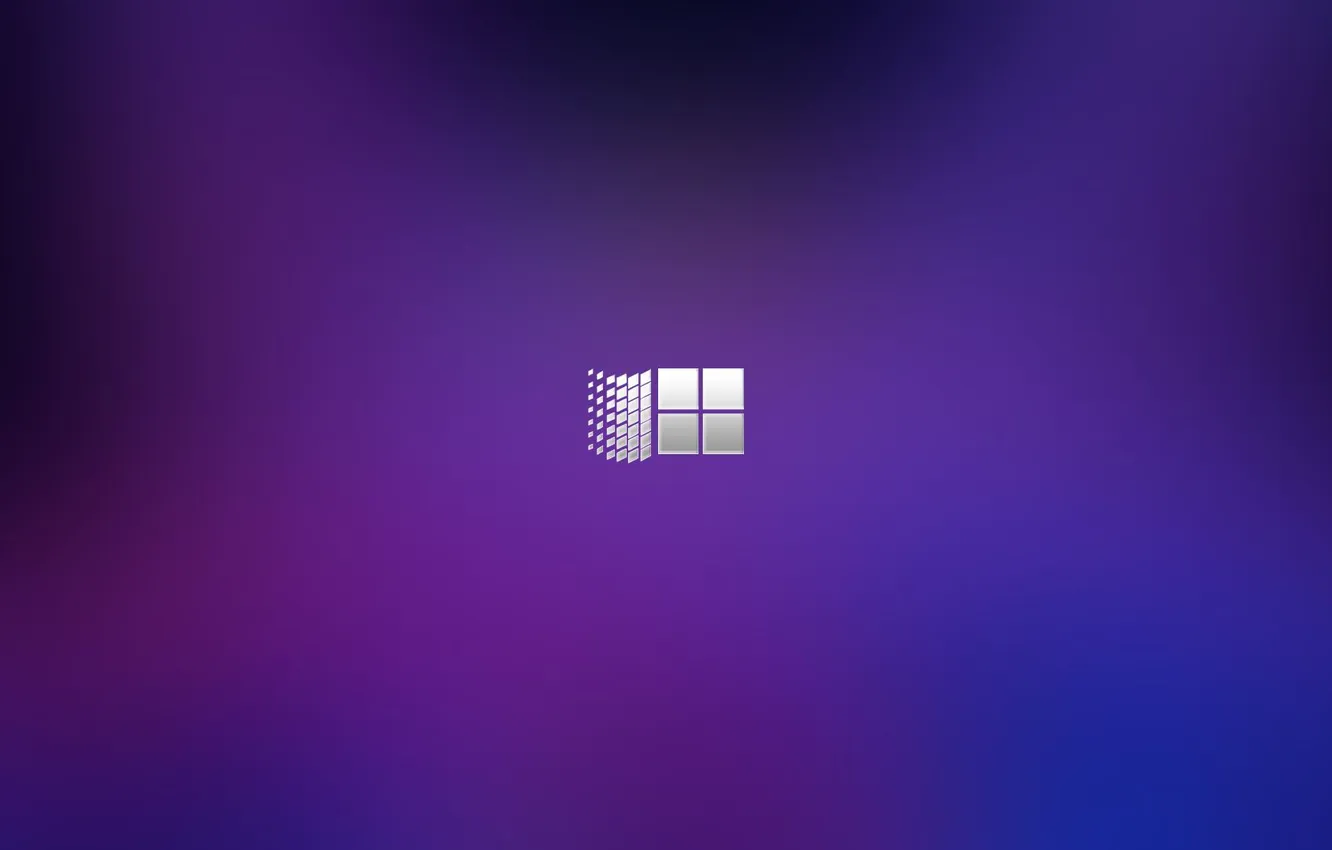 Photo wallpaper abstract, Microsoft, windows, logo, icon